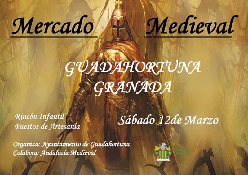 mercado medieval en Guadahortuna , Granada Marzo 2022