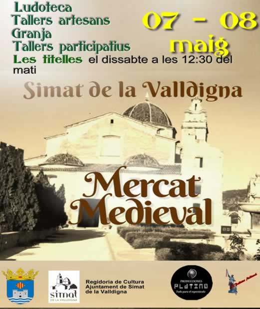 Mercat medieval Simat de la Valldigna Mayo 2022
