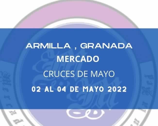 mercado cruces de mayo en Armilla , Granada Mayo 2022