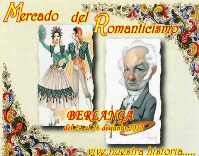 Junio 2022 Mercado del romanticismo en Berlanga , Badajoz