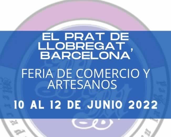 Junio 2022 Feria de comercio y artesanos en El Prat de Llobregat , Barcelona