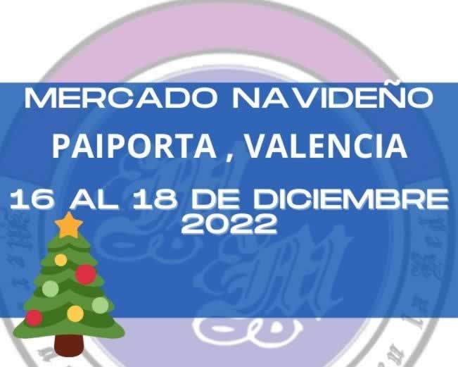 Diciembre 2022 Mercado navideño en Paiporta , Valencia