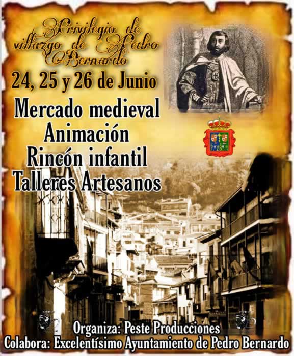 Junio 2022 Mercado medieval en Pedro Bernardo, AVila