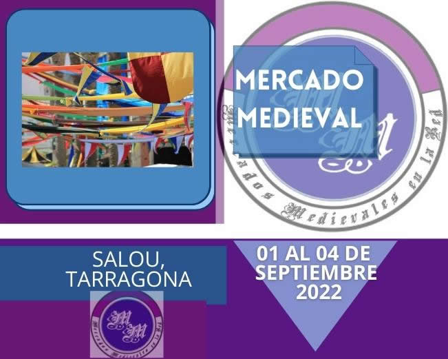 Septiembre 2022 Mercado medieval en Salou , Tarragona