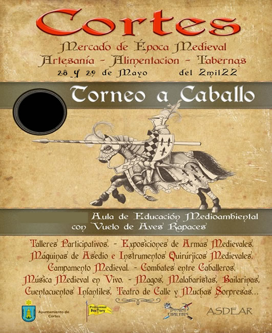 28 y 29 de Mayo 2022 Mercado medieval en Cortes, Navarra