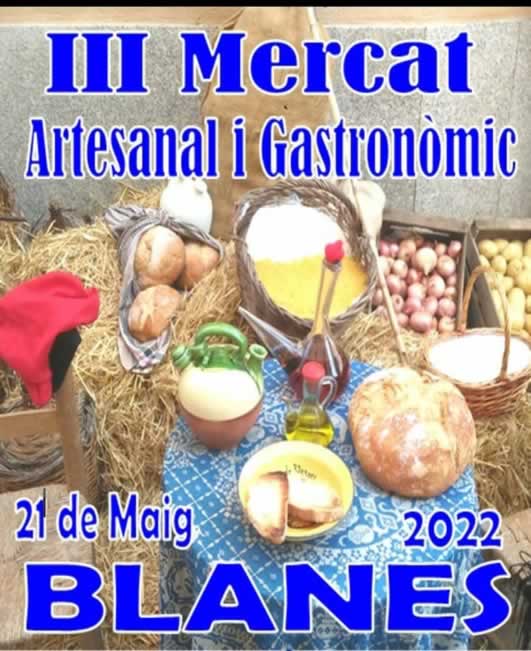 21 de Mayo 2022 III mercado artesanal en Blanes, Girona