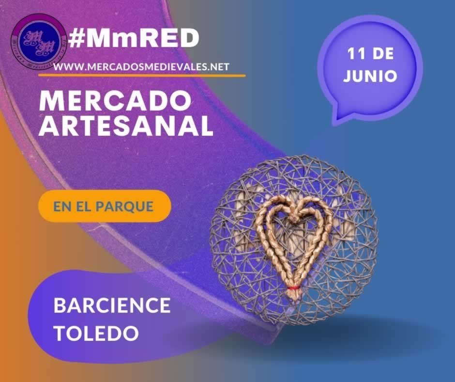 Mercado artesanal en Barcience, Toledo 11 junio 2022