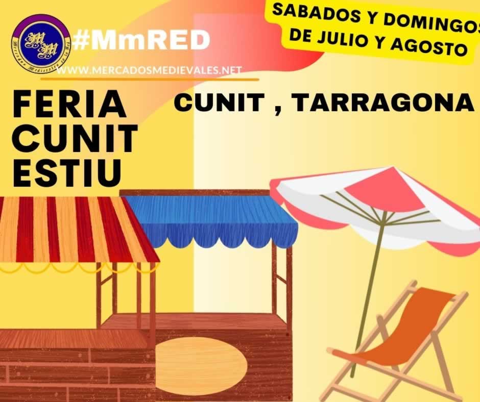 Feria Cunit Estiu en Cunit, Tarragona del 08 de Julio al 20 de Agosto 2022