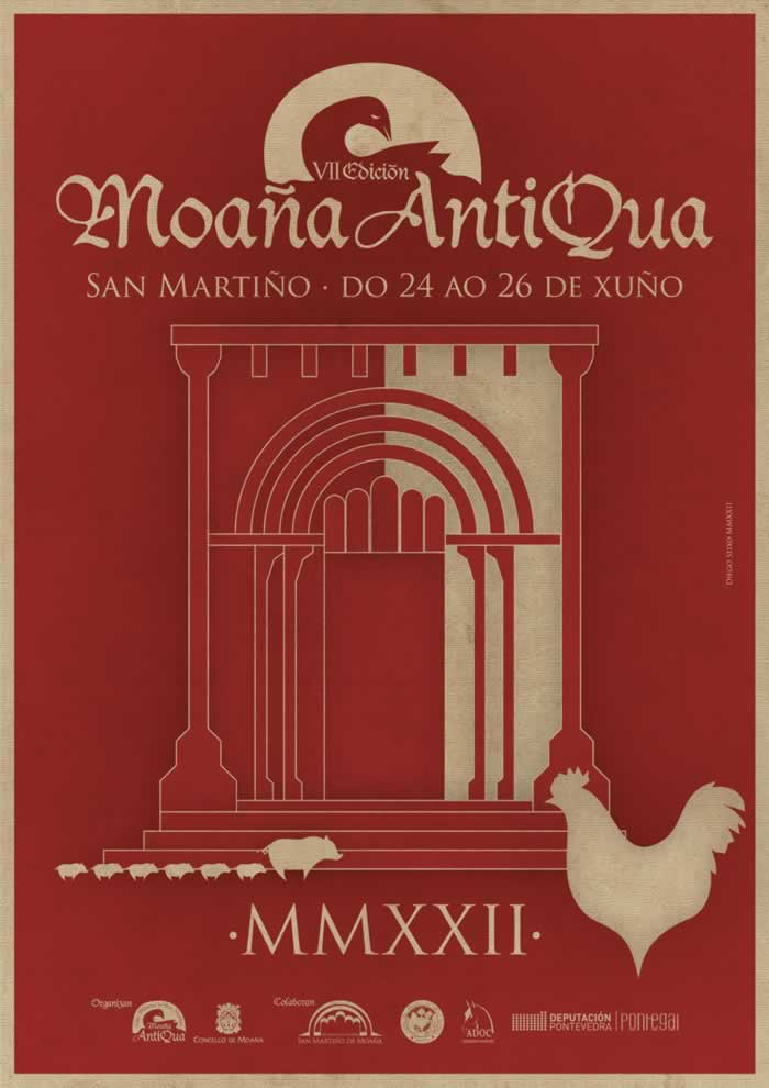 Feria Medieval Moaña AntiQua en Moaña, Pontevedra del 24 al 26 de Junio 2022