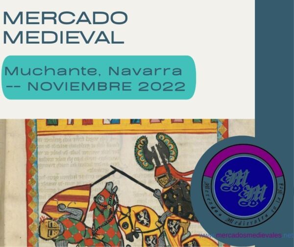 Mercado medieval en Muchante, Navarra 12 de Noviembre 2022