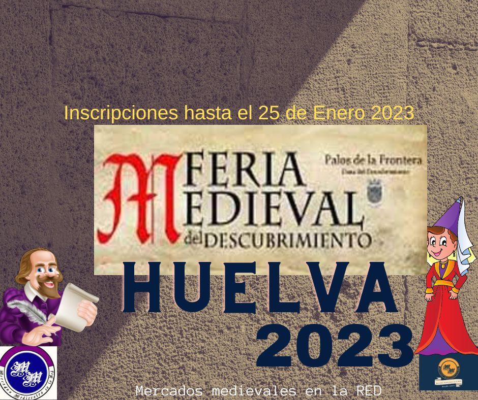 Feria Medieval del Descubrimiento en Palos de la Frontera, Huelva 18 y 19 de Marzo 2023