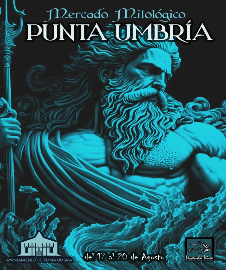 Mercado de la mitología marina en Punta Umbria, Huelva 2023 Agosto
