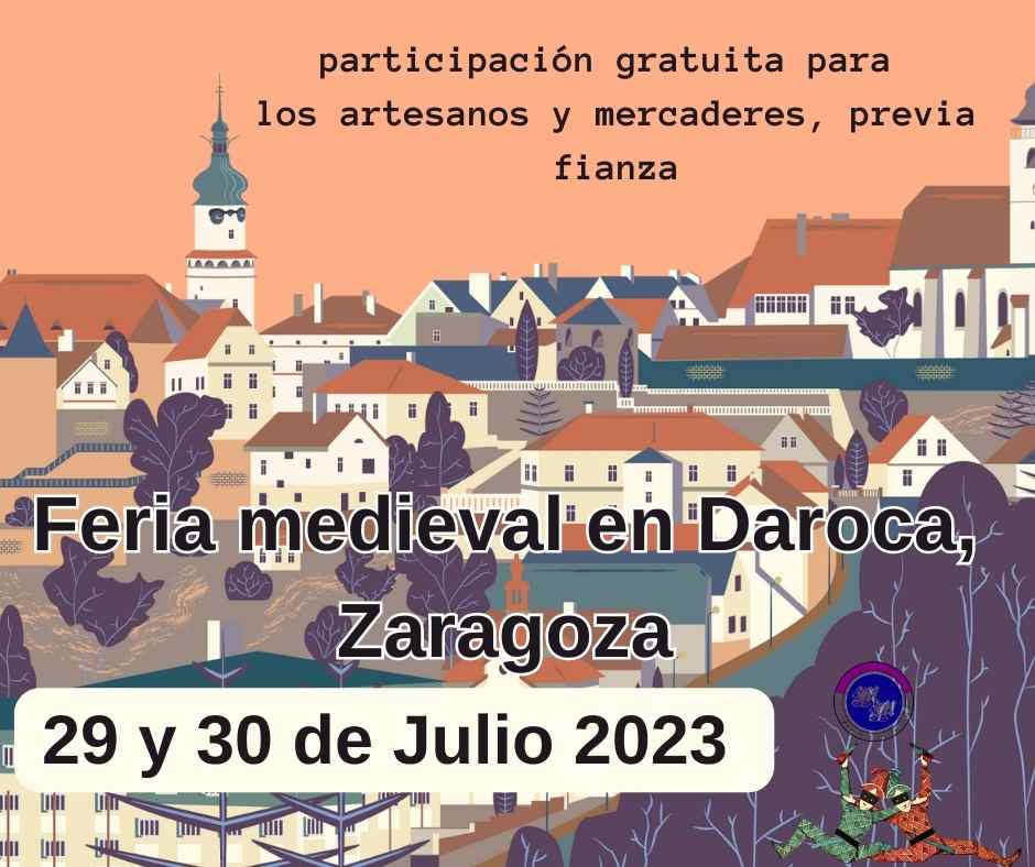 De Verdad Humildad pista Feria medieval en Daroca, Zaragoza