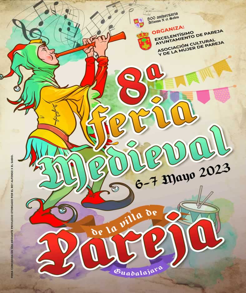 8va Feria medieval en Pareja, Guadalajara 2023