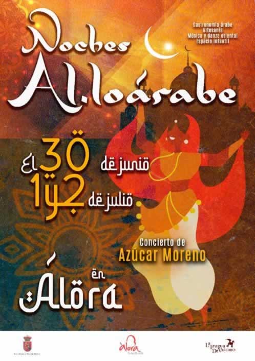Mercado zoco árabe "Noches al-loárabe" en ALora, Malaga 2023