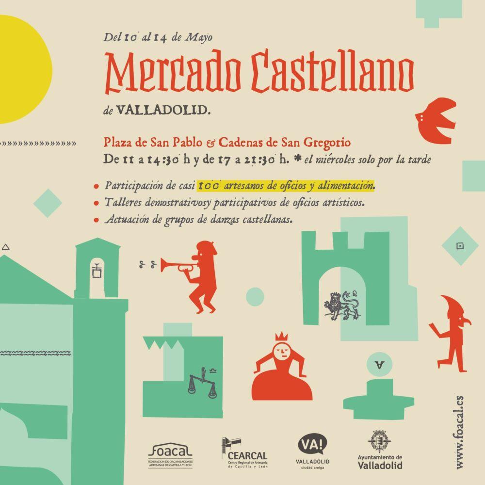 Programacion del mercado castellano de Valladolid 2023 - cartel